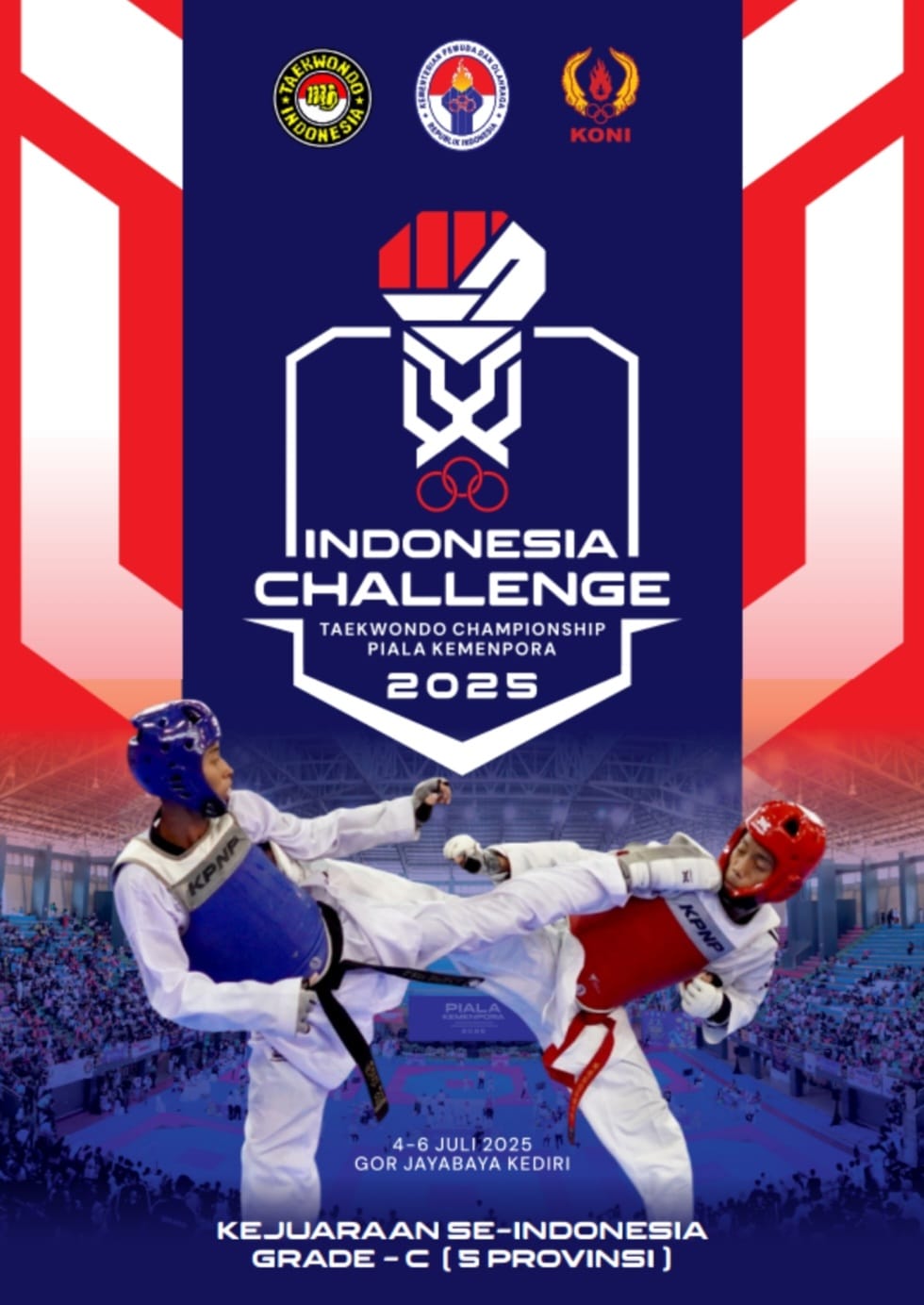 Ajang Pertarungan Prestasi Taekwondo di Tanah Air Taekwondo Indonesia Dojang tenacitytasikmalaya